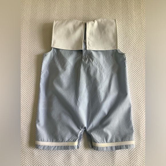 Kissy Kissy Blue Bunny Romper - Picture 2 of 5